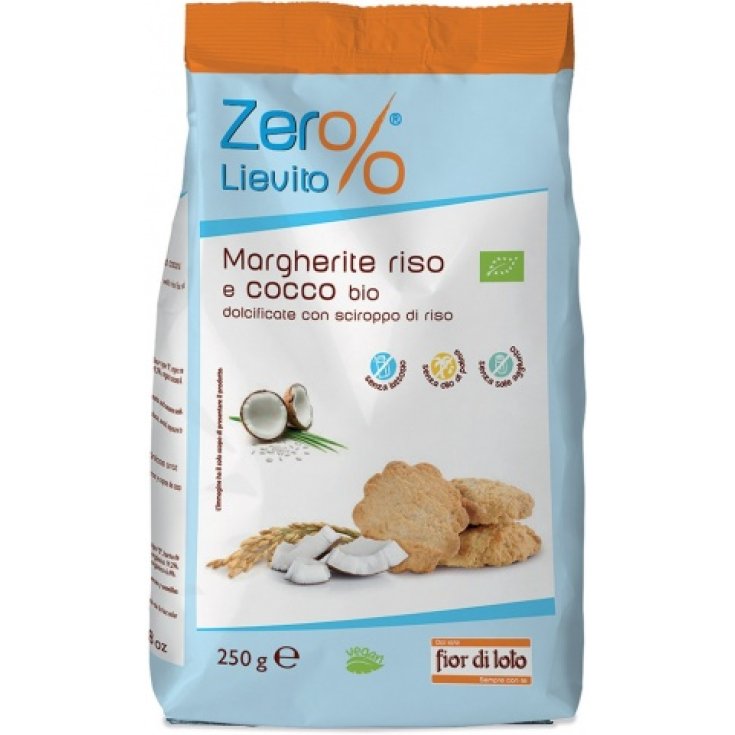 Margaritas Arroz-Coco Bio Zer% ® Levadura 250g