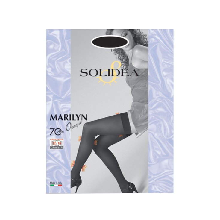 Marilyn Hold Ups 70 Den Opaco Solidea® Color Negro Talla 1-S 1 Par