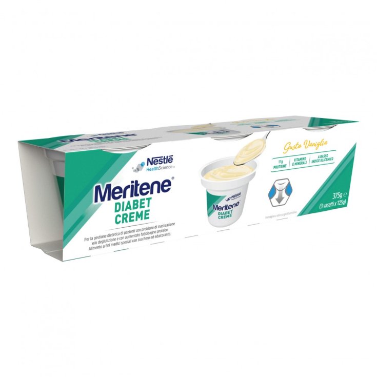 Meritene® Diabet Creme Nestlè Health Science 3x125g Vainilla