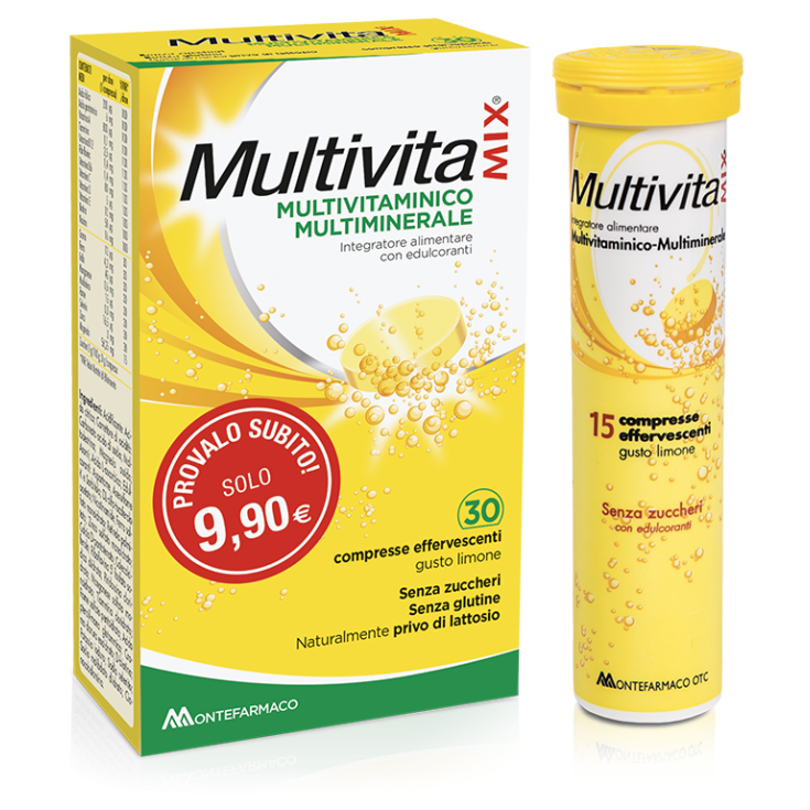 Multivitamix® MONTEFARMACO Promo 30 Comprimidos Efervescentes