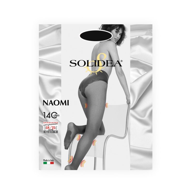 Naomi Solidea® 140 Den Collant Color Glace Tamaño 3-ML 1 Par