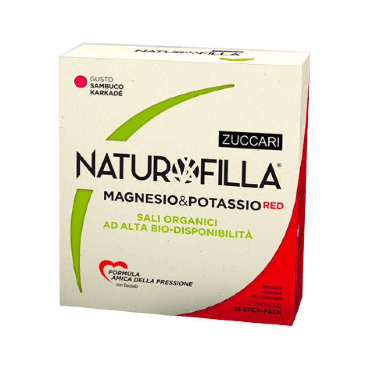 Naturofilla® Sabor a Saúco Rojo Magnesio & Potasio-Karkadè Zuccari 14 Stick