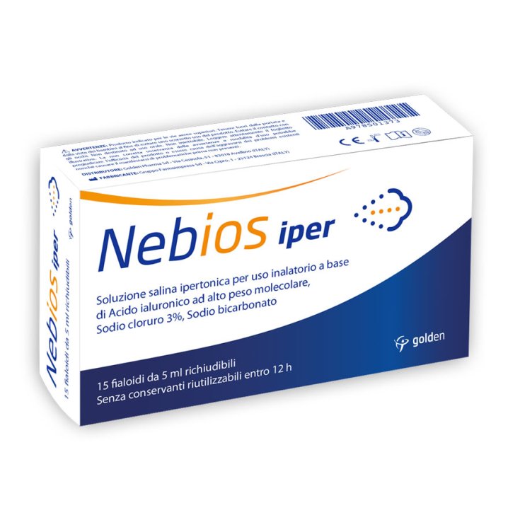 Nebios Iper Golden Pharma 15 Ampollas
