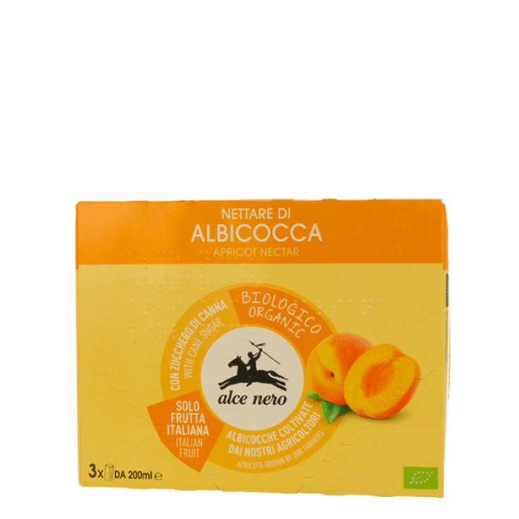 Néctar de Albaricoque Ecológico Alce Nero 3x200ml