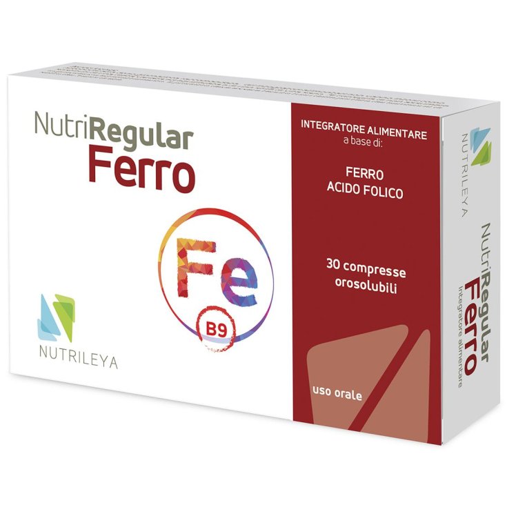 NutriRegular Hierro NUTRILEYA 30 Comprimidos Orosulubles