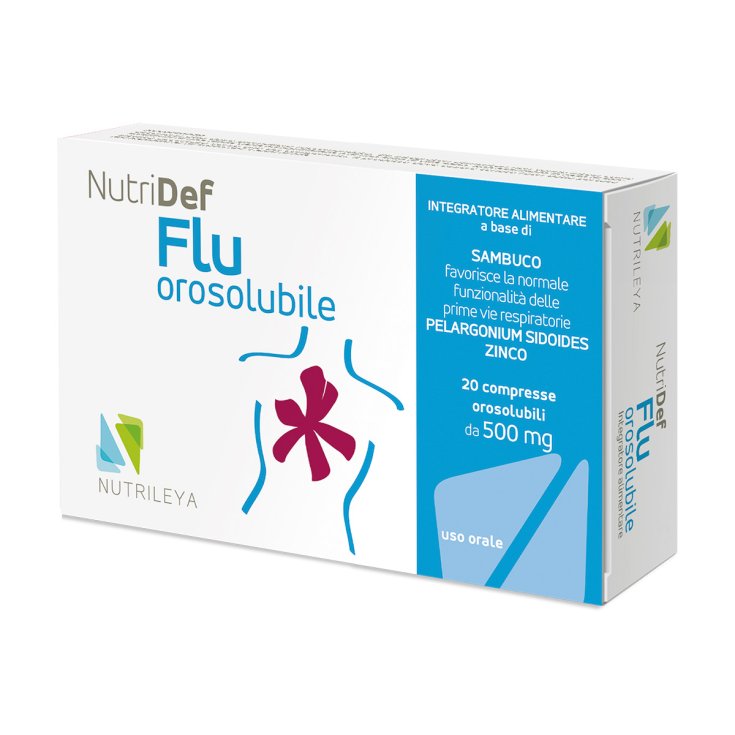 Nutridef Gripe Orosoluble Nutrileya 20 Comprimidos
