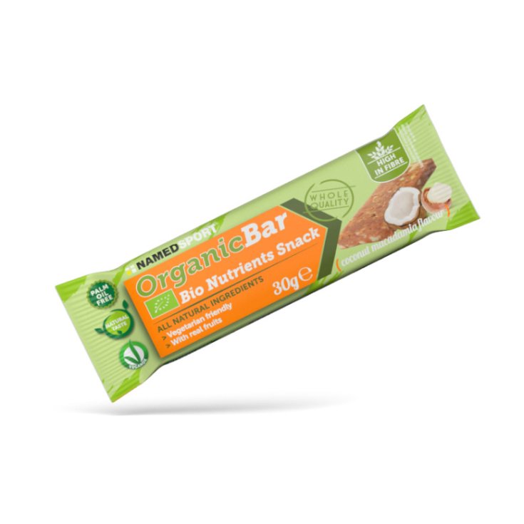 BARRA ECOLÓGICA COCO-MACADAMIA NAMEDSPORT® 30g