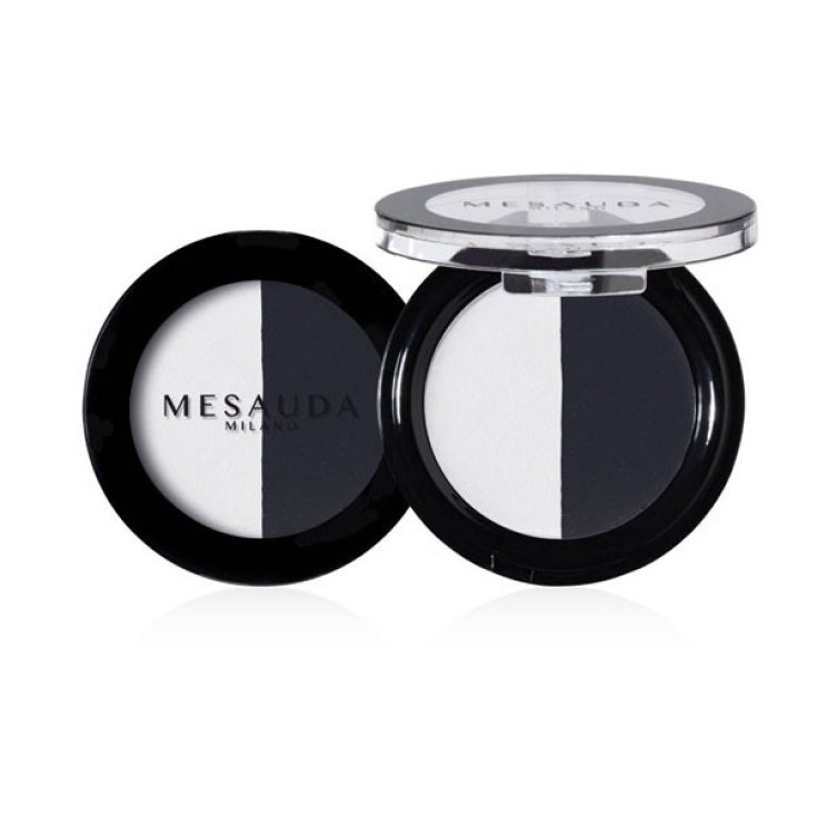 Mesauda Vibrant Duo Eyeshadow Compact Eyeshadow Duo 401 Black Widow