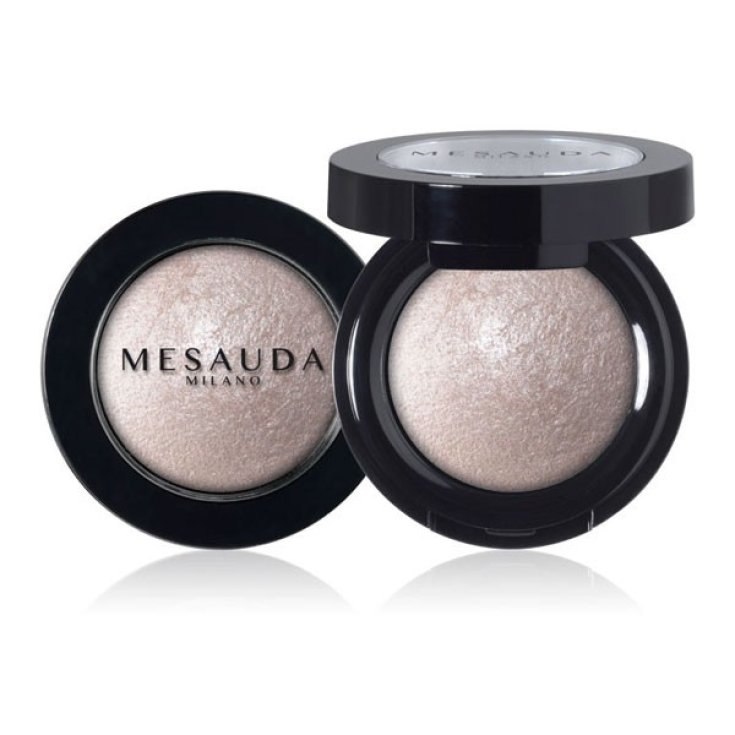 Mesauda Luxury Eyeshadow Cotto Wet & Dry Eyeshadow Color 306 Silver