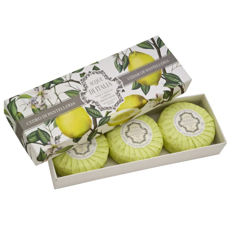 Acque Di Italia Cedro Di Pantelleria Caja de 3 Jabones