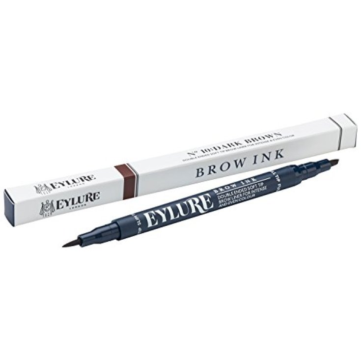 Uragme Eylure Brow Ink Marcador de cejas Color 10 Marrón oscuro