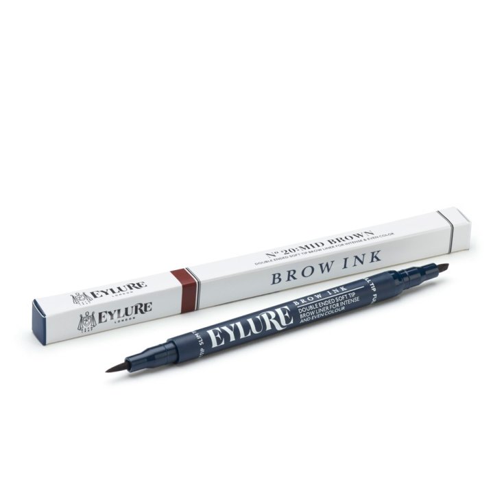 Uragme Eylure Brow Ink Lápiz de cejas Color 20 Mid Brown