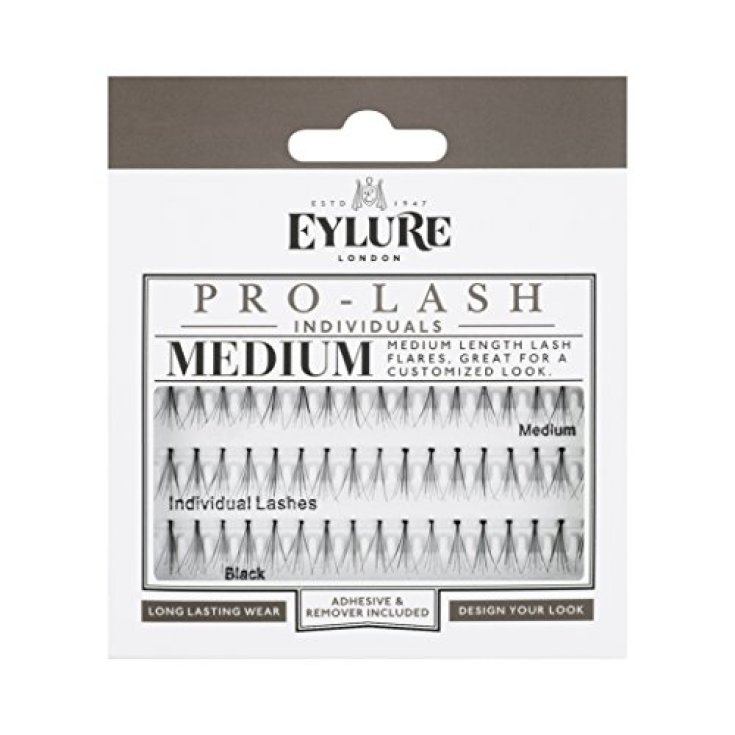 Uragme Eylure PPRO-LASH Individuales Pestañas Postizas Con Mechones Individuales Tamaño Mediano