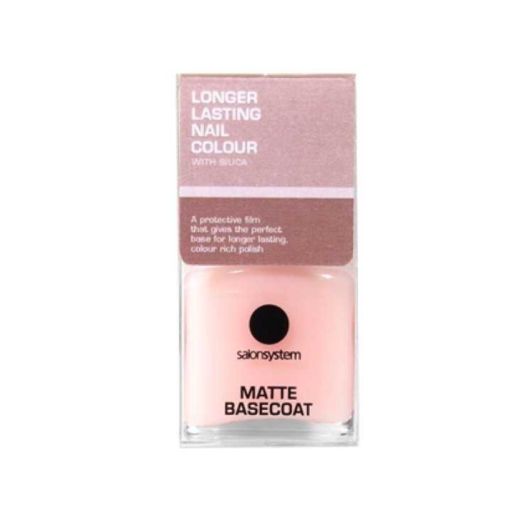 Salon System Matte Base Coat Color de uñas más duradero 15ml