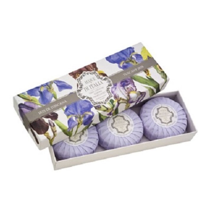 Acque Di Italia Iris Di Toscana Caja de 3 Jabones