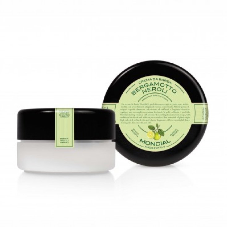 Mondial Crema De Afeitar En Tazón Luxury Bicolor Bergamota Neroli 150ml