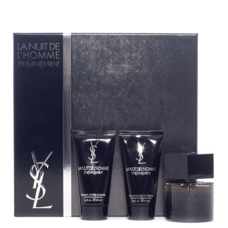 * YSL L HOMME LA NUIT KIT ET60 + DS + AS
