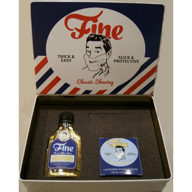 Fine Kit Lavender Homme After Shave 100ml + Jabón de Afeitar 100g