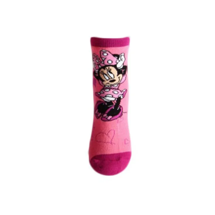 Calcetín corto antideslizante calcetín bebé niña Disney Minnie rosa 31-34