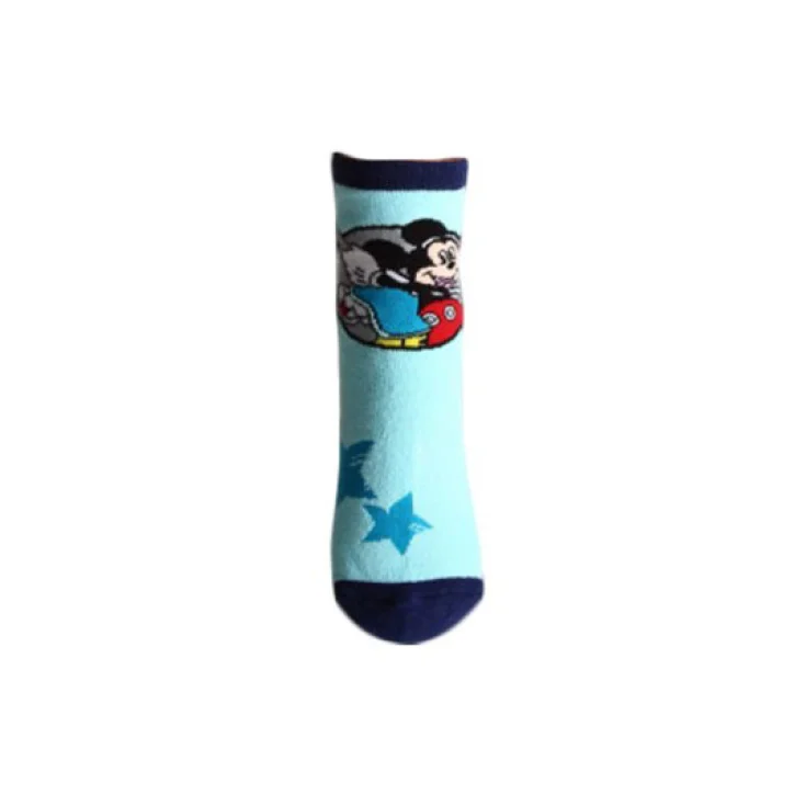 Calcetines cortos calcetín antideslizante bebé niño Disney Mickey azul claro 23-26