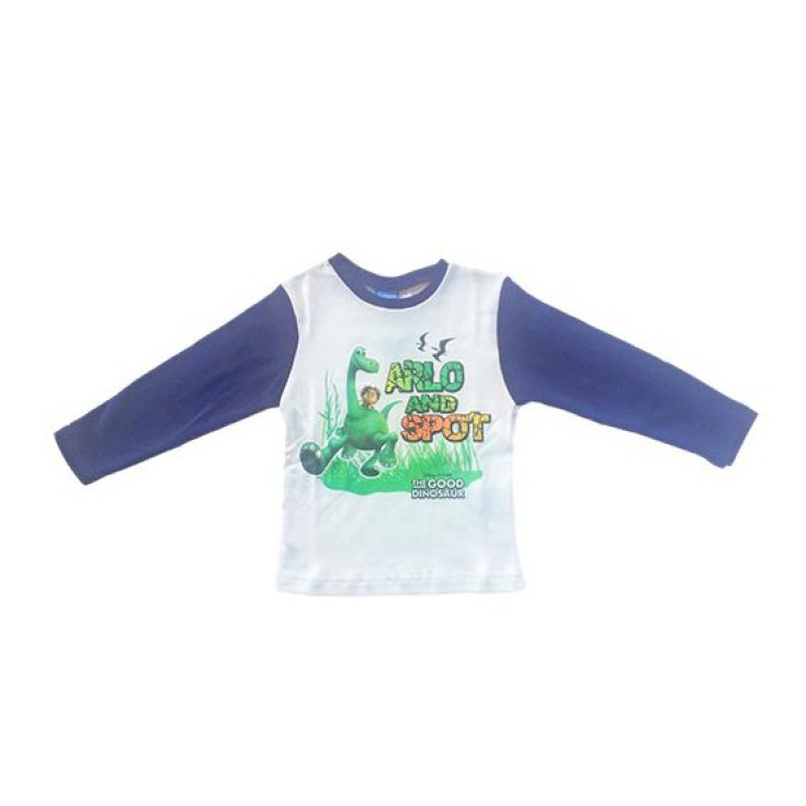 Camiseta bebé niño El Buen Dinosaurio Disney azul 4A