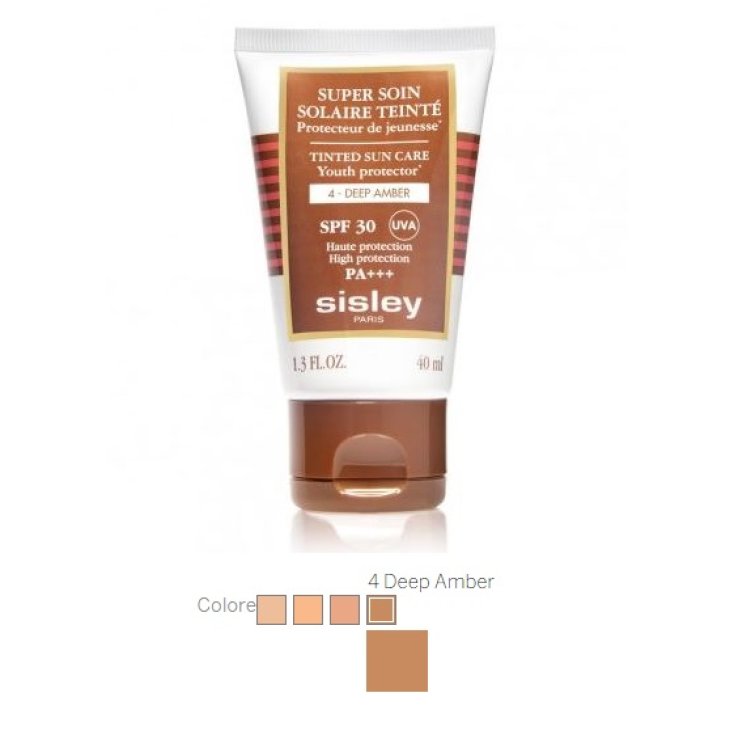 Sisley Sun Super Teinté SPF30 Crema Colorante Alta Protección 4 Ámbar Profundo