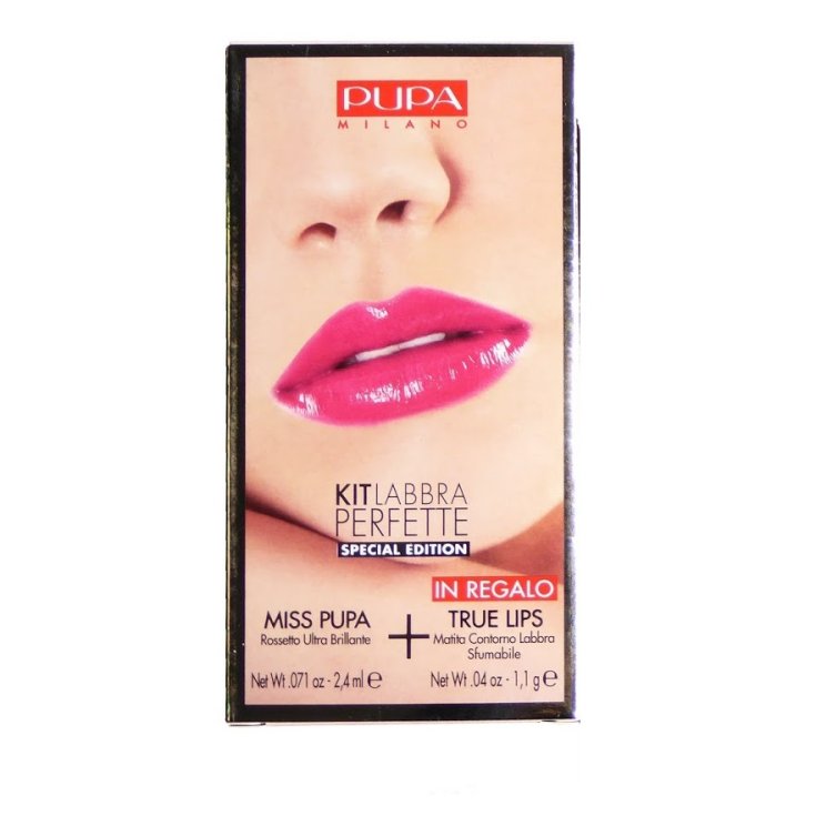 Pupa Kit Perfect Lips Pintalabios Miss Pupa 305 + True Lips Pencil 32