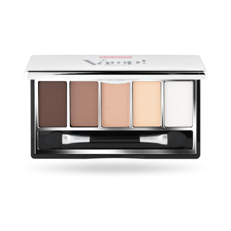 Pupa vampiro! Paleta de 5 Sombras de Ojos Compactas Pure Color Absolute Writing 001 Nude Matt
