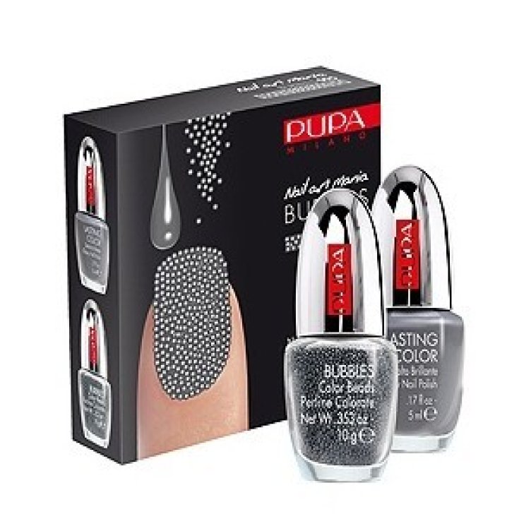 Pupa Nail Art Mania Bubbles Uñas Tridimensionales 005 Gris