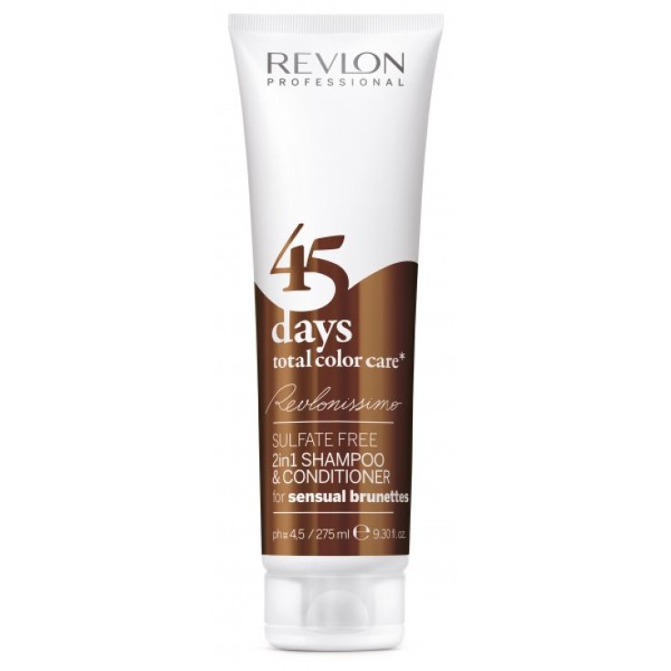 Revlon 45 Días 2En1 Champú Protección Castaño 275ml