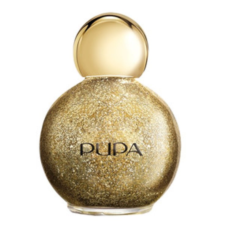 Pupa Light Up The Night Esmalte de uñas con purpurina 002 dorado