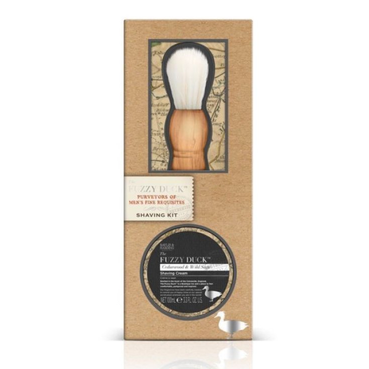Set de Afeitado Baylis & Harding, Crema de Afeitar Fuzzy Duck Man 100ml y Brocha