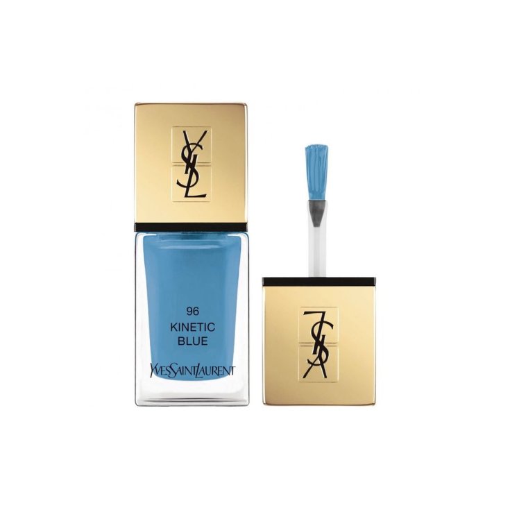 Yves Saint Laurent La Laque Couture Esmalte De Uñas Color 96 Kinetik Blue