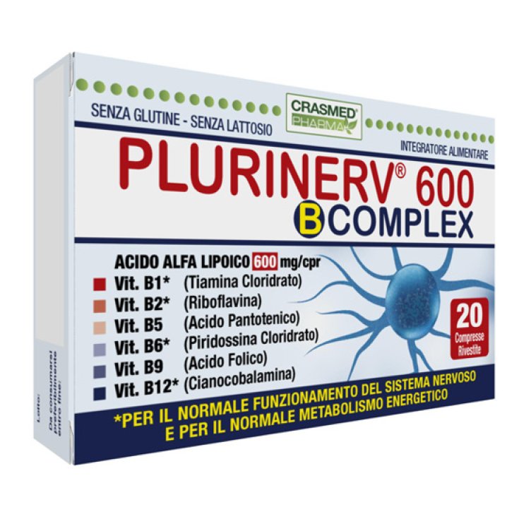 PLURINERV® 600 B COMPLEJO CRASMED® 20 Comprimidos