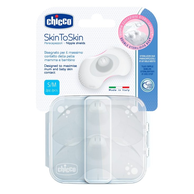 Chicco® SkinToSkin (S/M) Silicona Pezones Pezones 2 Piezas