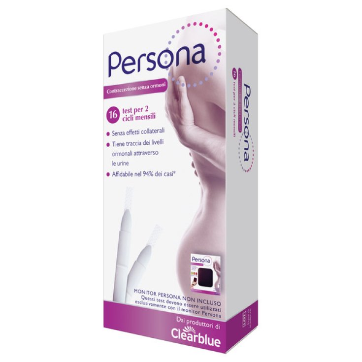 Persona Test Sticks Clearblue® para 2 ciclos mensuales 16 pruebas de fertilidad