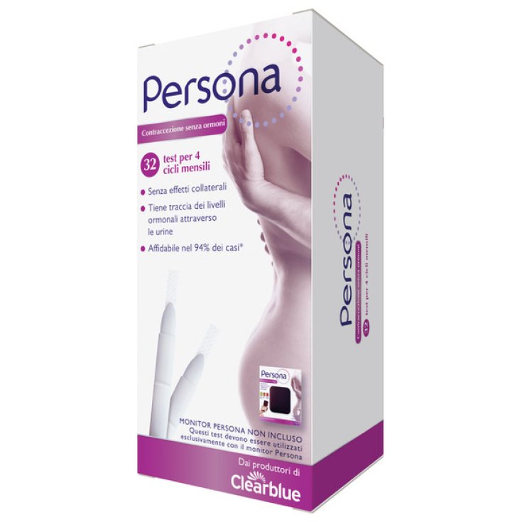 Persona Test Sticks Clearblue® para 4 ciclos mensuales 32 pruebas de fertilidad