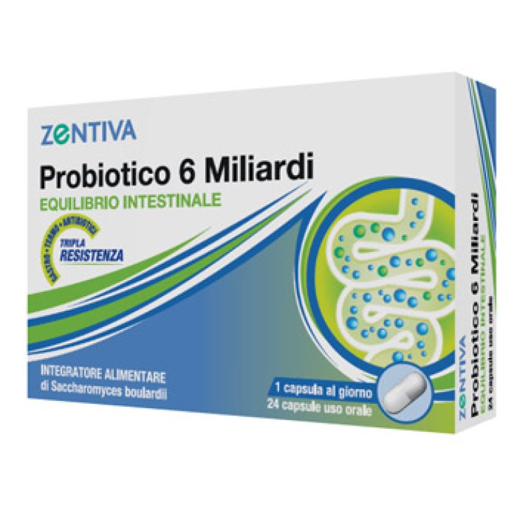 Probiótico 6 Billones Zentiva 24 Cápsulas