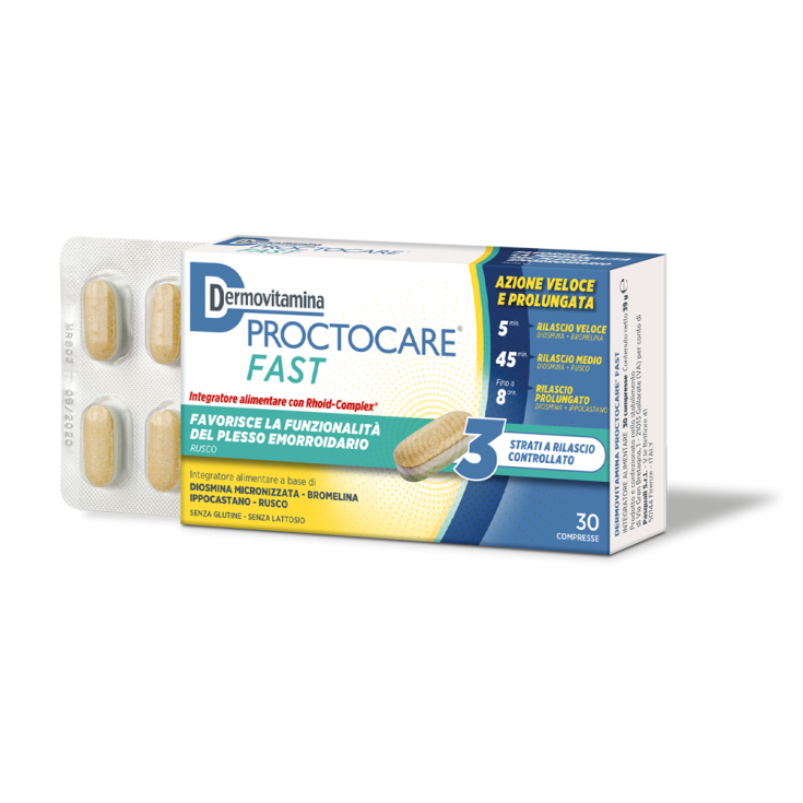 Proctocare® Fast Dermovitamina 30 Comprimidos