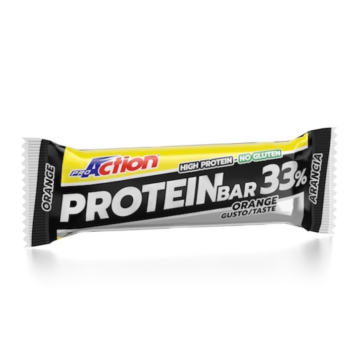 Barrita Proteica 33% - ProAction Naranja 50g