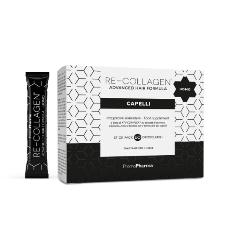 Re-Collagen® Fórmula Capilar Avanzada Hombre PromoPharma® 60 Stick