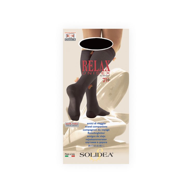 Relax Unisex Rodilla-Altos 70 Den Solidea® Camel 4-XL 1 Par