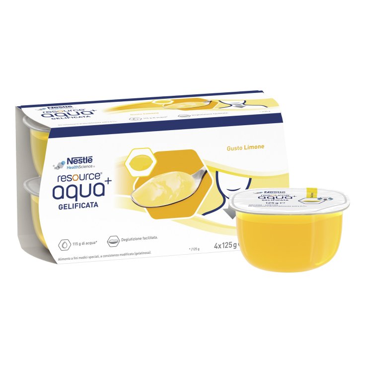 Resource® Agua + Limón Nestlé 4X125g