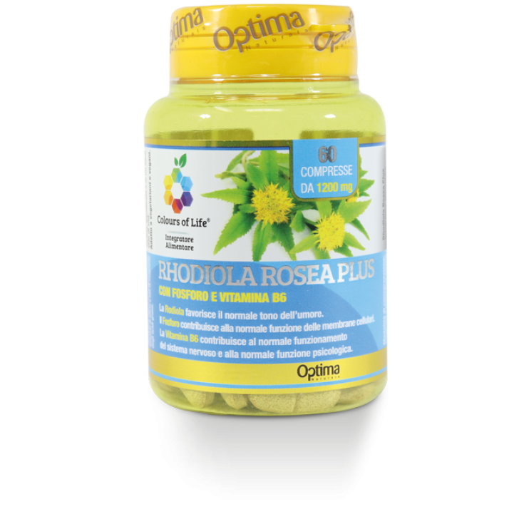 Rhodiola Roseae Plus Colors Of Life® Optima Naturals 60 Comprimidos