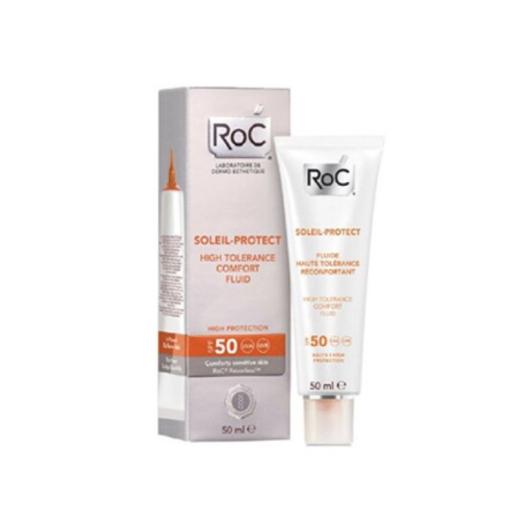 SOLEIL PROTECT Fluido Rostro Confort Alta Tolerancia SPF50 + RoC 50ml