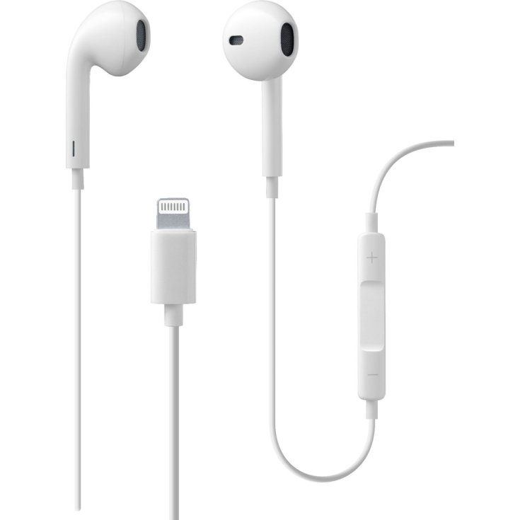 SWAN - Auriculares Lightning Cellularline Color Blanco 1 Par