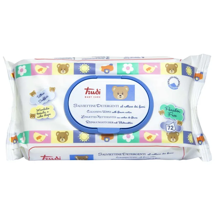 Trudi Baby Care Toallitas Limpiadoras 72 Piezas