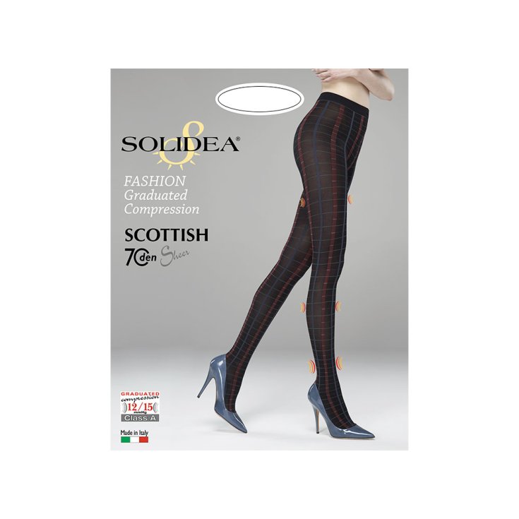 Collant Escocés 70 Den Solidea® Color Negro Talla 2-M 1 Par