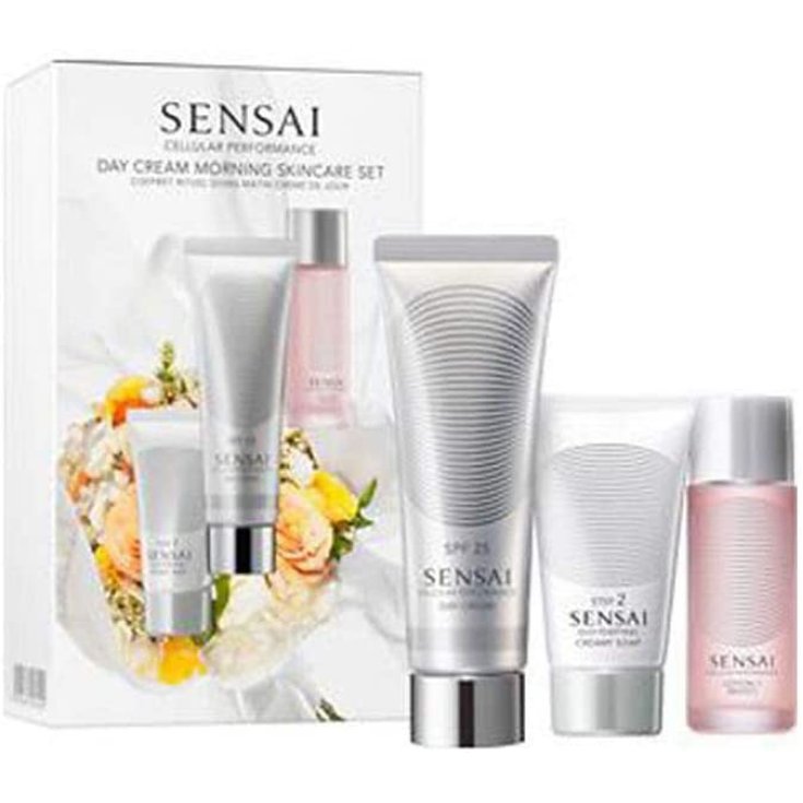 Set Crema de Día + Jabón Cremoso Purificante Sedoso + Loción Cellular Performance de Kanebo