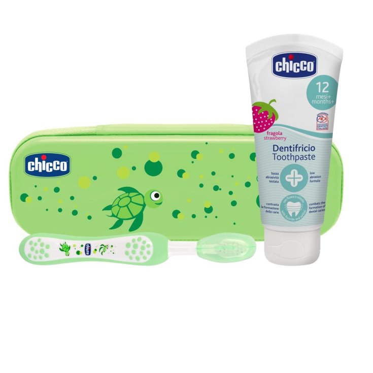 Set Primeros Dientes Verde 12m + Chicco® 2 Piezas